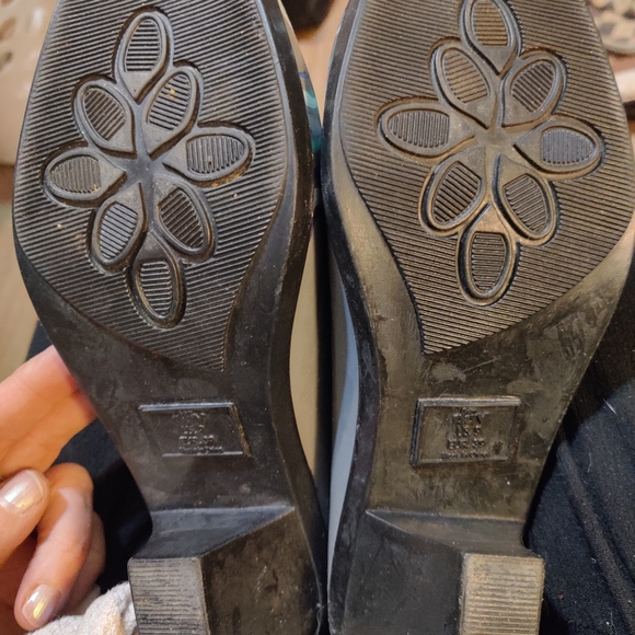 DAV Cowboy Rain Boots Koi Fish 8 Tan Black Blue - Picture 3 of 3